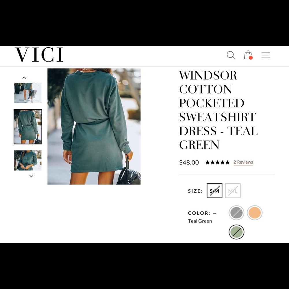 VICI Sweatshirt Dress - Picture 3 of 5